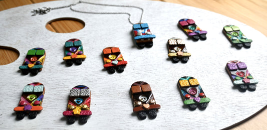 VW Westy Van-Life •Leather• Charm Necklace