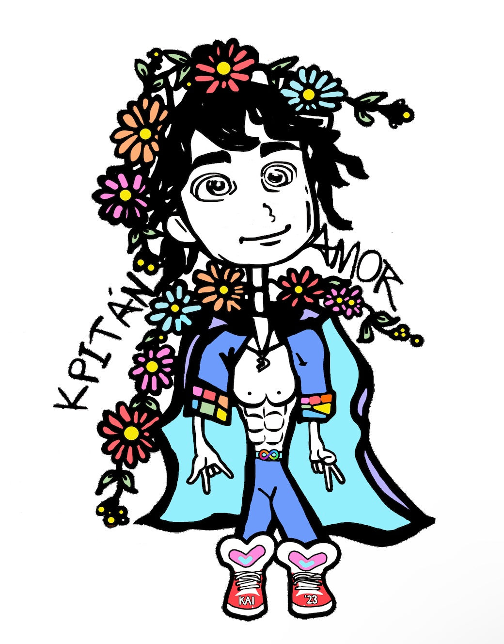 Kpitán Amor “Kai” •Glicee Art Print• ASD FUNDRAISER